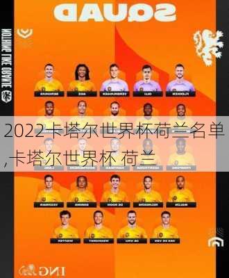 2022卡塔尔世界杯荷兰名单,卡塔尔世界杯 荷兰