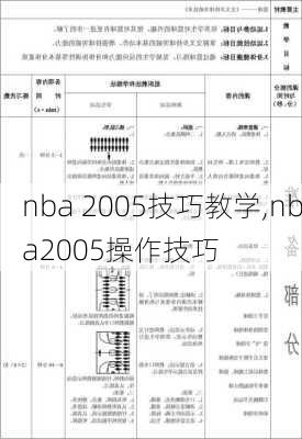 nba 2005技巧教学,nba2005操作技巧