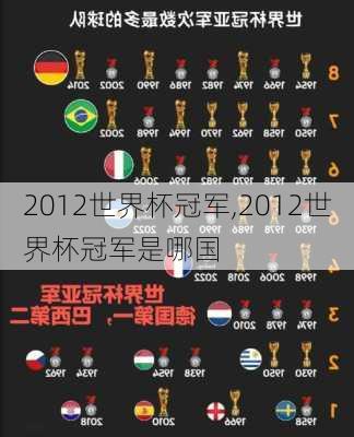 2012世界杯冠军,2012世界杯冠军是哪国