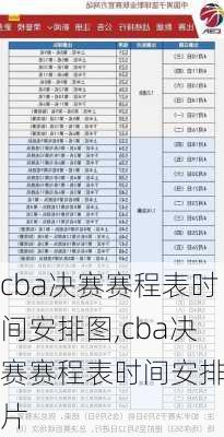 cba决赛赛程表时间安排图,cba决赛赛程表时间安排图片