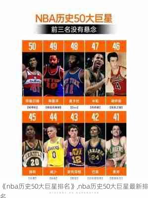 《nba历史50大巨星排名》,nba历史50大巨星最新排名