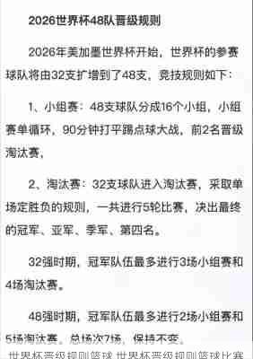 世界杯晋级规则篮球,世界杯晋级规则篮球比赛