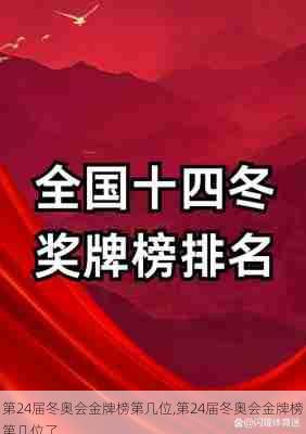 第24届冬奥会金牌榜第几位,第24届冬奥会金牌榜第几位了